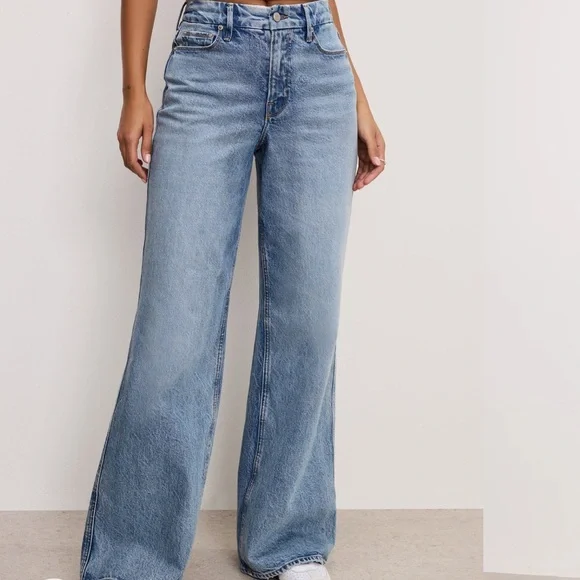 Good American Good Skate Wide Jeans Size 12 - Picture 2 of 6